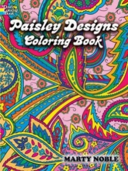 Image of Paisley Designs Coloring Book by Marty Noble Book