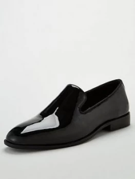 Image of KG Kloss Patent Loafers, Black, Size 10, Men