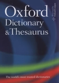 Image of Oxford Dictionary and Thesaurus. by Oxford Dictionaries Hardback