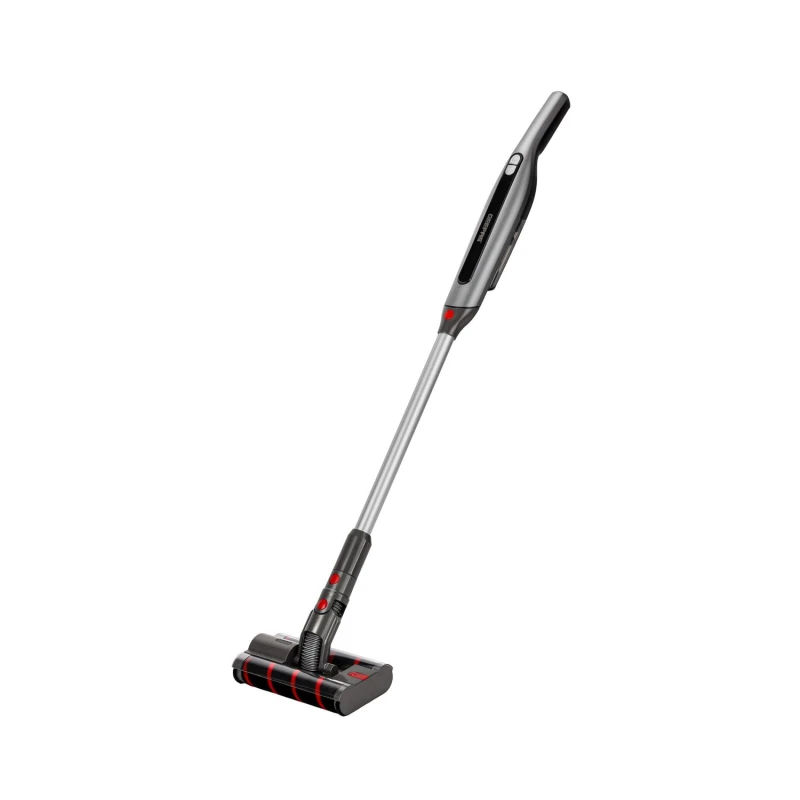 Image of Geepas Cordless 2-in-1 Stick & Handheld Vacuum Cleaner with LED Display 30min Runtime in Grey Grey Unisex