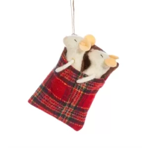 Image of Two in a Bed Mice Decoration