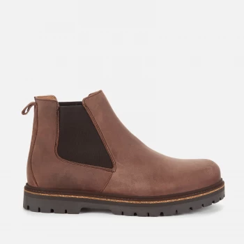 image of Birkenstock Mens Stalon Nubuck Chelsea Boots - Mocca - UK 10.5/EU 45