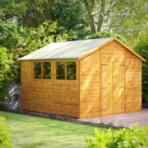 Image of Power 10x10 Apex Double Door Shed