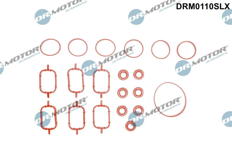 Image of DR.MOTOR AUTOMOTIVE Gasket Set, intake manifold DR.MOTOR AUTOMOTIVE DRM0110SLX