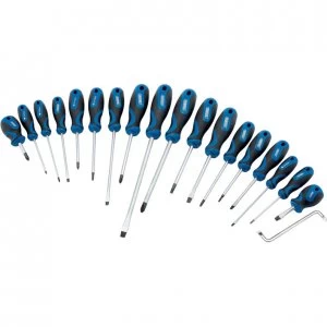 image of Draper 19 Piece Soft Grip Screwdriver Set