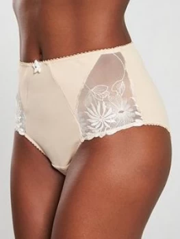 Image of Pour Moi St Tropez High Waist Deep Brief - Oyster, Size 8, Women