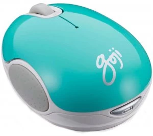 image of Goji GMWLTQ15 Wireless Blue Trace Mouse Turquoise