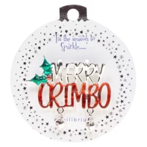 Image of Xmas Fun Brooch Merry Crimbo