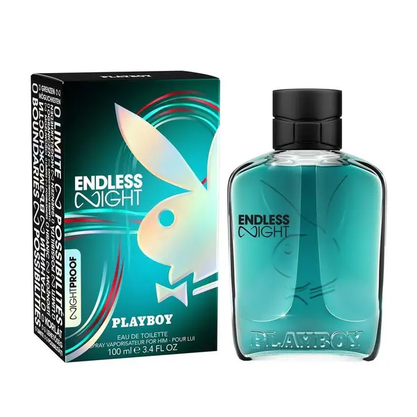 image of Playboy Endless Night Eau de Toilette For Him 100ml