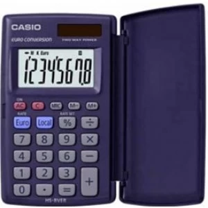 Image of Casio HS8VER Pocket Calculator 8 Digit Display