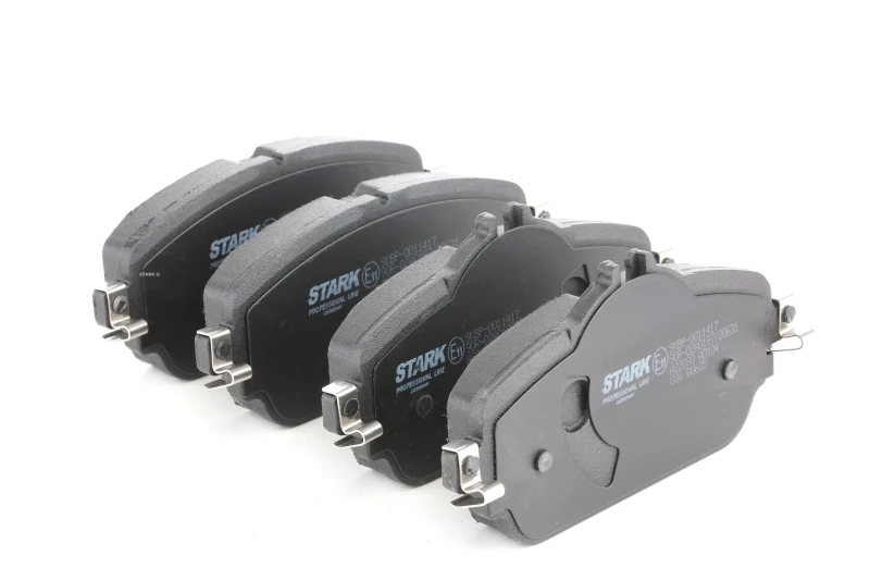 Image of RIDEX 402B0823 Brake pad set Front Axle, excl. wear warning contact, with anti-squeak plate Brake Pad Set,disc brake (402)