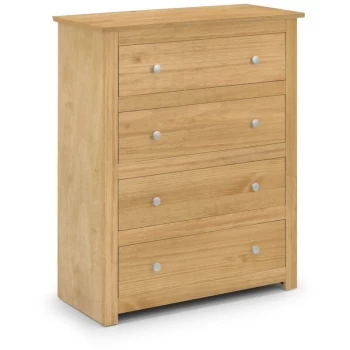 image of 4 Drawer Chest Of Drawers Waxed Pine - Rosella