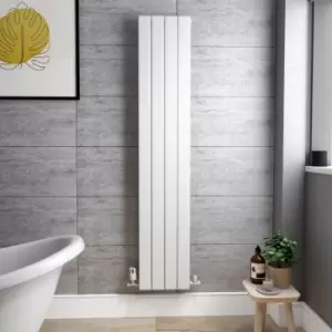 image of White Vertical Single Panel Radiator 1600 x 300mm - Mojave