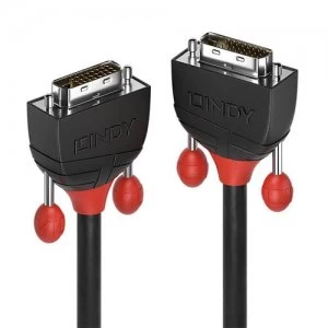 Image of Lindy 36252 DVI cable 2m DVI-D Black