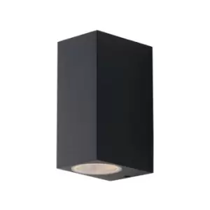 Image of Applique de jardin Qubo Anthracite ampoules 15,1cm