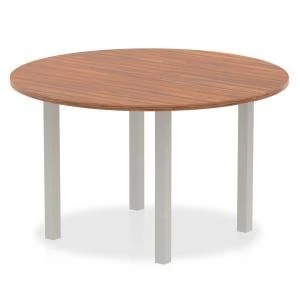 image of Trexus Meeting Table Round 1200mm Walnut Ref I000140