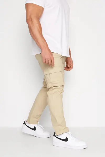 image of BadRhino Stretch Cargo Trousers Brown