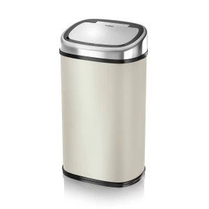 Image of Tower 58L Square Sensor Bin - Almond