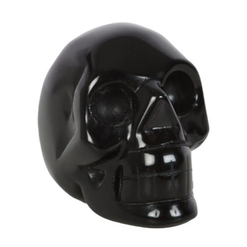 Image of Something Different Something Different Obsidian Skull Dration in Black One Size Unisex 5063425986620