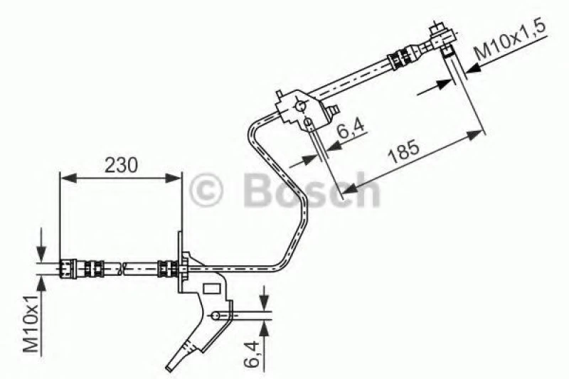 Image of Brake hose Bosch 1 987 476 199