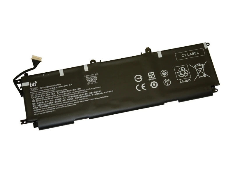 Image of BTI BTI AD03XL-compatible 51.4Wh 3-cell battery for ENVY 13-AD AD03XL-BTI-BTI