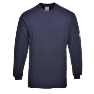 Image of Modaflame Mens Flame Resistant Antistatic T-Shirt Navy 5XL