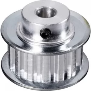 Image of Aluminium Toothed belt disc Reely Bore diameter: 10 mm Diameter: 97mm No. of teeth: 60