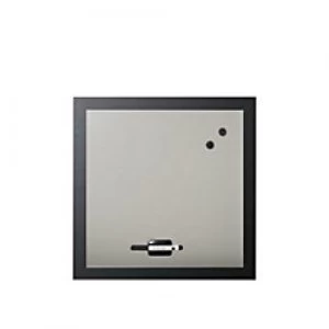 Image of Bi-Office Message Board Set Black