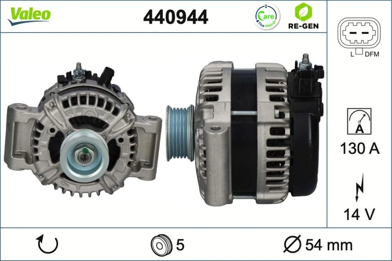 Image of Alternator VALEO 440944