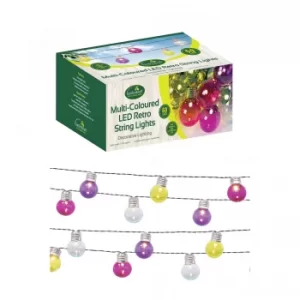 image of 50 Retro Multi Colour String Lights