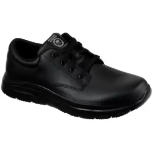 Image of Skechers Mens Flex Advantage Fourche Leather Trainers (11 UK) (Black) - Black