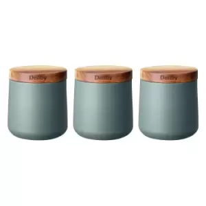 Image of Denby Storage Canisters, Grey, Set of 3