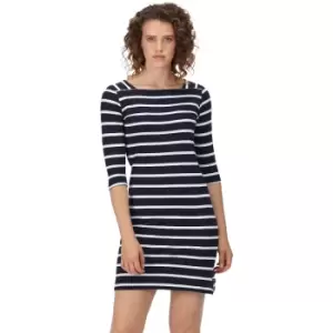 Image of Regatta Womens Paislee Printed Jersey 3/4 Sleeve Sun Dress UK 18- Waist 36', (91cm)