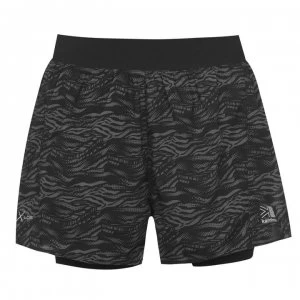 image of Karrimor 2 in 1 Shorts Ladies - Black AOP