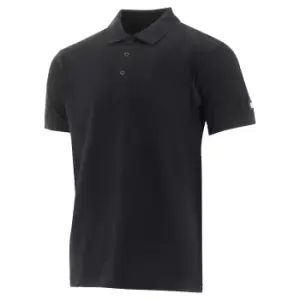 Image of Caterpillar Mens Essentials Polo Shirt (L) (Black)