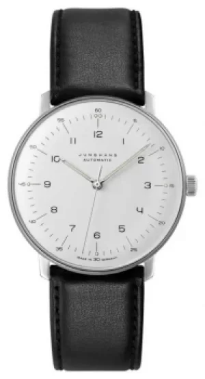 Image of Junghans Max Bill Automatic Black Leather 27/3500.04 Watch