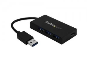 image of 4 Port USB 3.0 Hub 3x USB A and 1x USB C