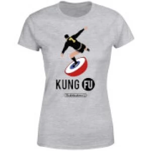 Image of Subbuteo Kung Fu Womens T-Shirt - Grey - 3XL