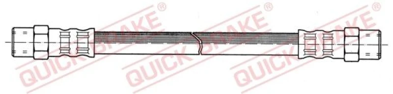 Image of QUICK BRAKE Brake hose QUICK BRAKE 22.061