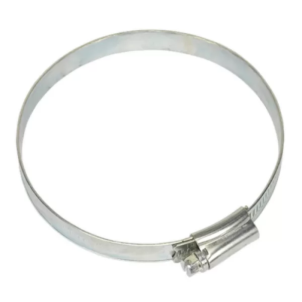 Image of Genuine SEALEY SHC4X Hose Clip Zinc Plated Ø80-100mm Pack of 10