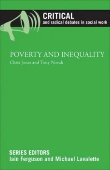 Image of Poverty and Inequality by Chris Jones Book