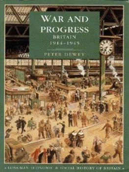 Image of War and Progress by Peter Dewey Paperback