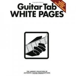 Image of Guitar Tab White Pages Paperback