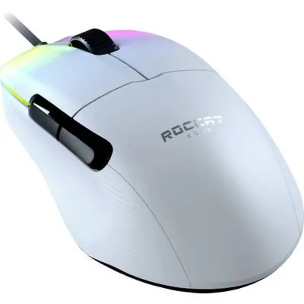 image of Roccat KONE Pro Gaming mouse USB Optical White 19000 dpi Backlit