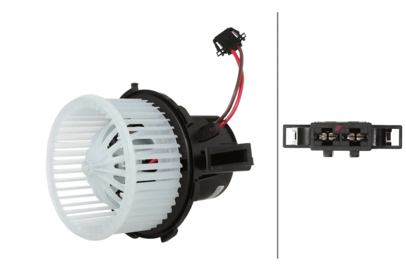 Image of HELLA Blower motor HELLA 8EW 366 400-311