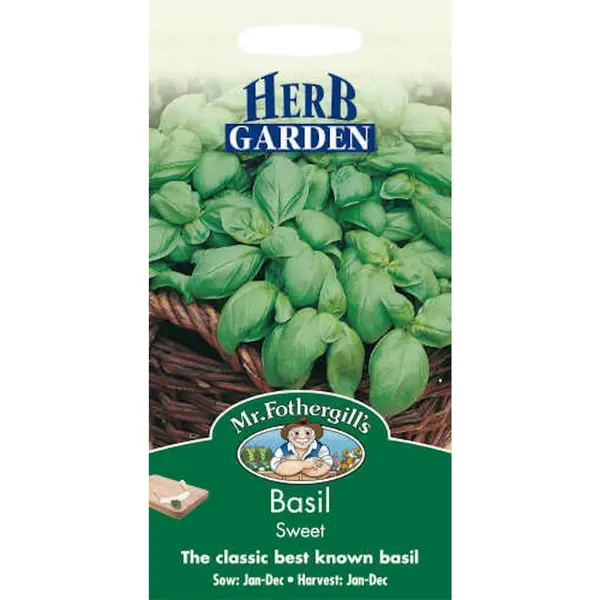 Mr. Fothergill's Basil Sweet Genovese (Ocimum Basilicum) Seeds