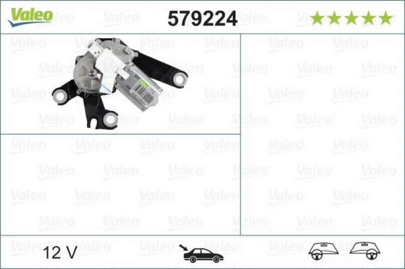 Image of Wiper motor VALEO 579224