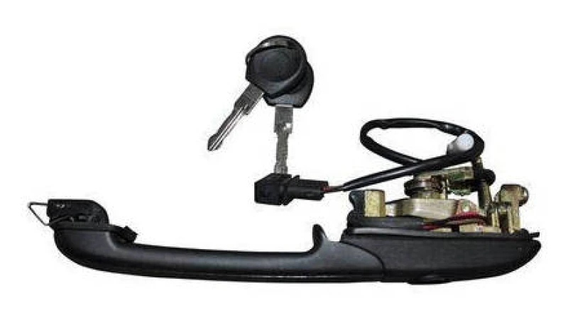 Image of JP GROUP 1187101180 Door Handle JP Right Front, black, with central locking Door Handle (1373)