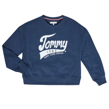 image of Tommy Hilfiger KG0KG04955 Girls Childrens Sweatshirt in Blue - Sizes 8 years,10 years,12 years