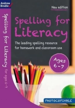 Image of Spelling for Literacy for Ages 6-7 by Andrew Brodie Paperback